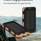 Portabel Solcells Powerbank 10000mAh – Vattentät med LED & USB