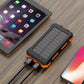Portabel Solcells Powerbank 10000mAh – Vattentät med LED & USB