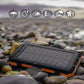 Portabel Solcells Powerbank 10000mAh – Vattentät med LED & USB
